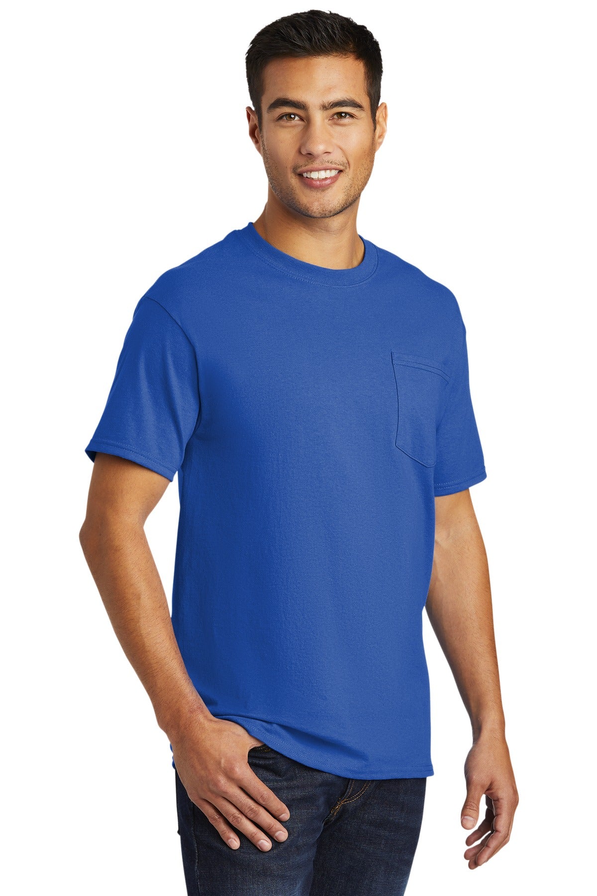 Royal Port & Company - Tall Essential Pocket Tee. PC61PT