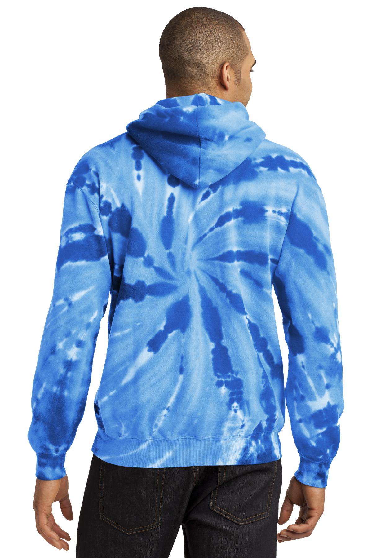 Royal Port & Company Tie-Dye Pullover Hooded Sweatshirt. PC146