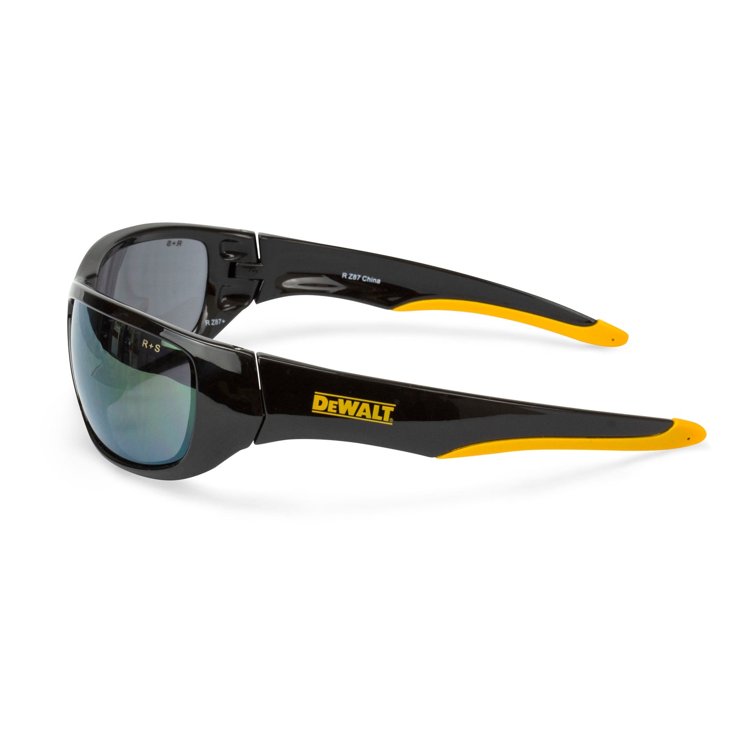 DPG94 Dominator™ Protective Eyewear - Black/Yellow Frame - Clear Lens
