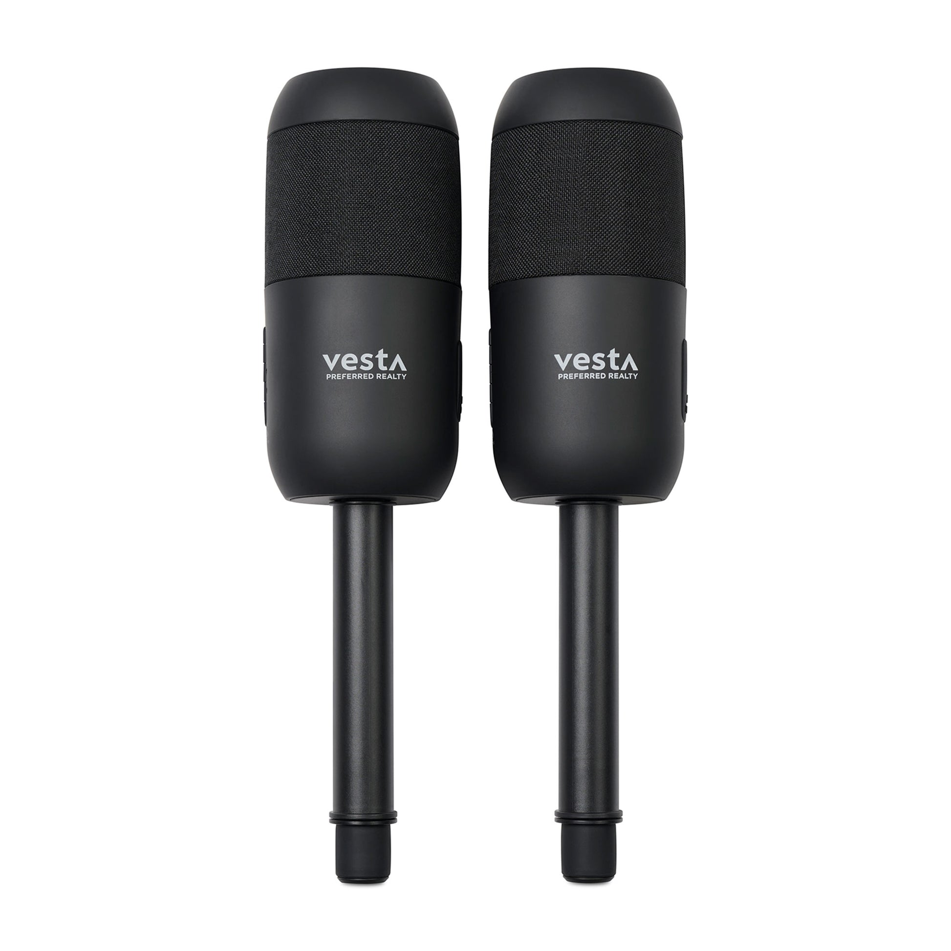 Black iLive™ Indoor and Outdoor Bluetooth Solar Speakers