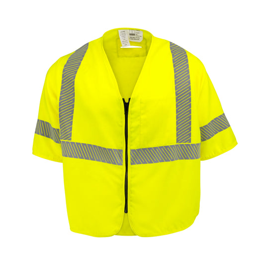 Radians 5.7 oz Class 3 DH Air Vest with Segmented Reflective Tape - Hi-Vis Green - Size 2X