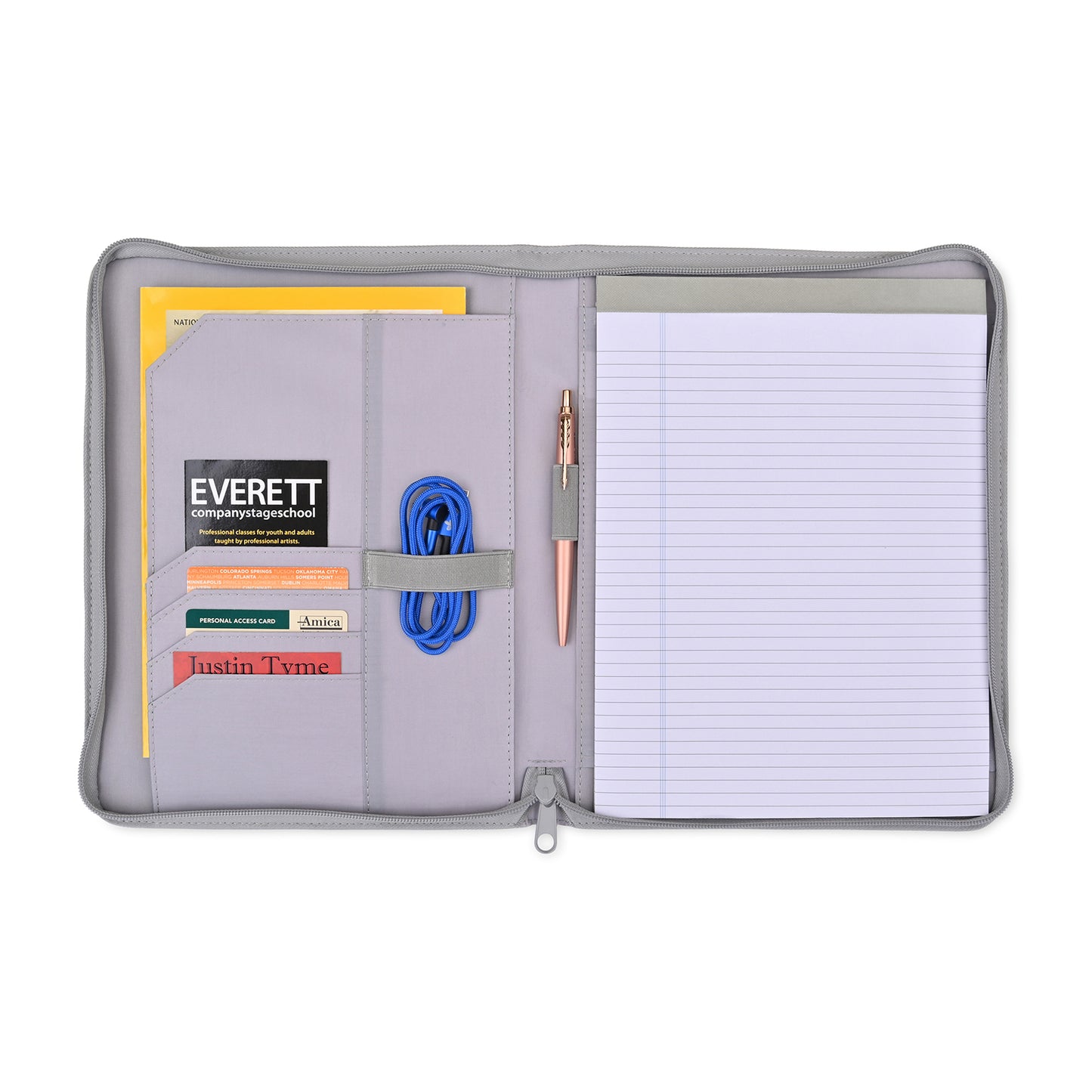 Morgan Executive Zippered Padfolio