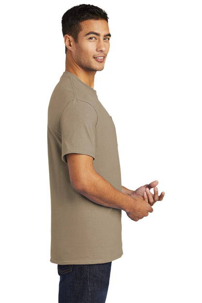 Sand Port & Company - Tall Essential Pocket Tee. PC61PT