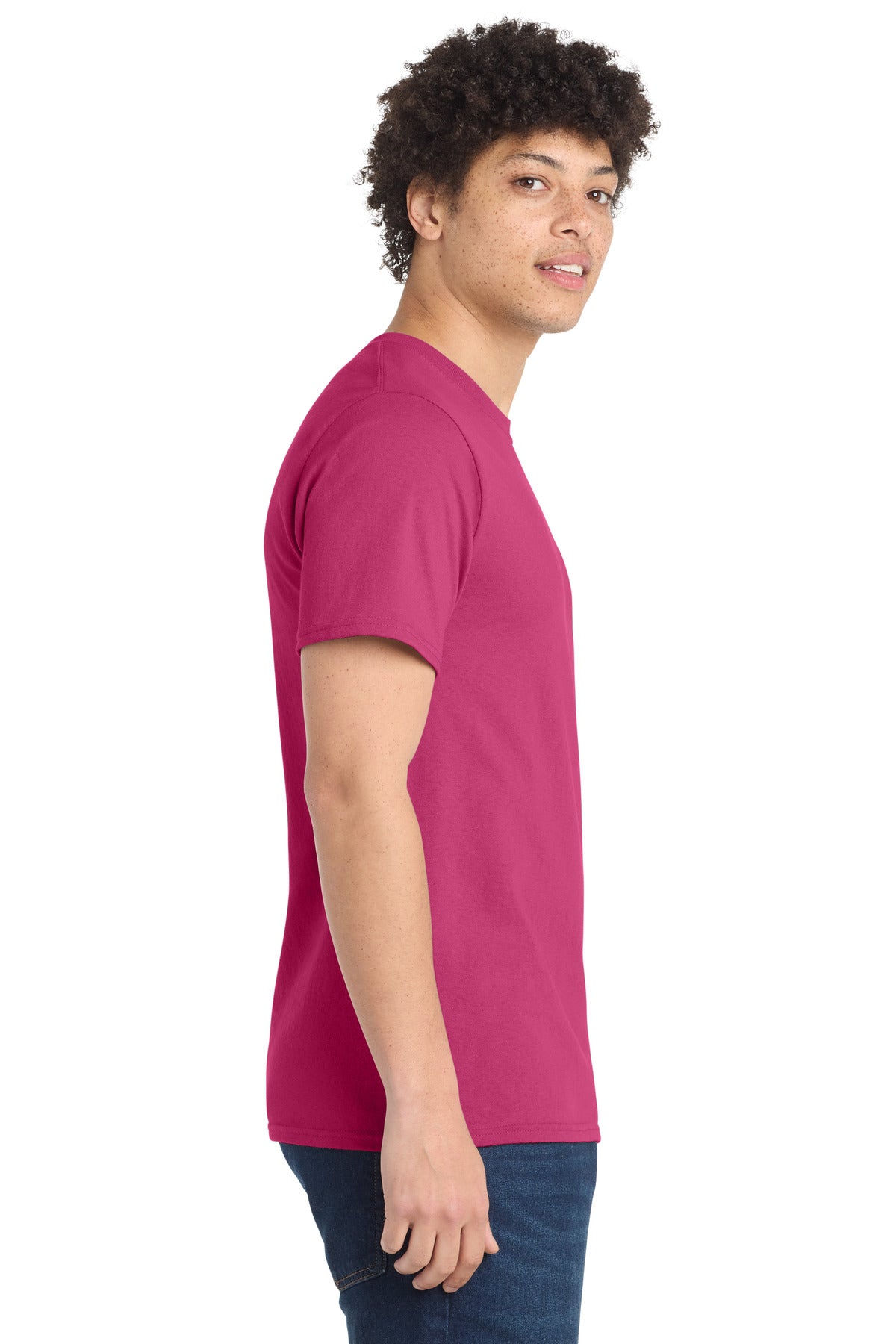 Sangria Port & Company Tall Essential Tee. PC61T