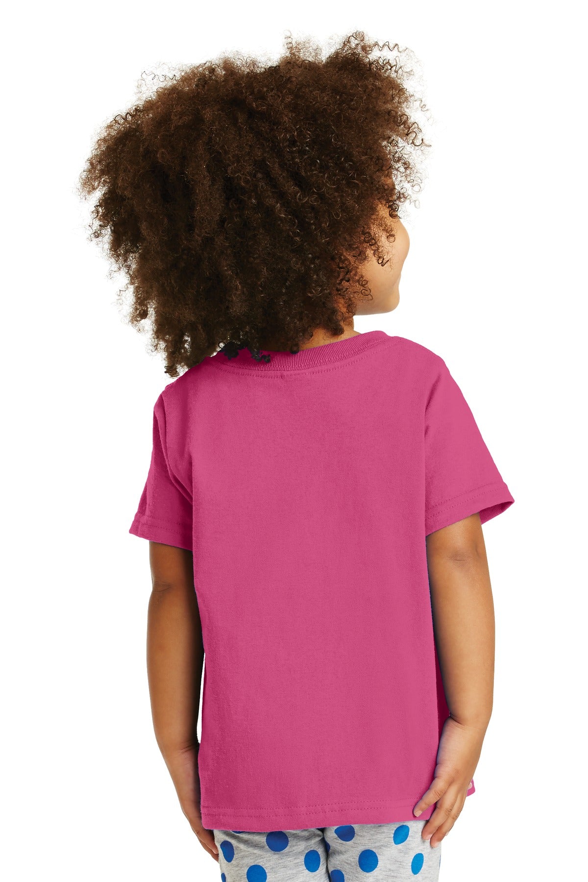 Sangria Port & Company Toddler Core Cotton Tee. CAR54T
