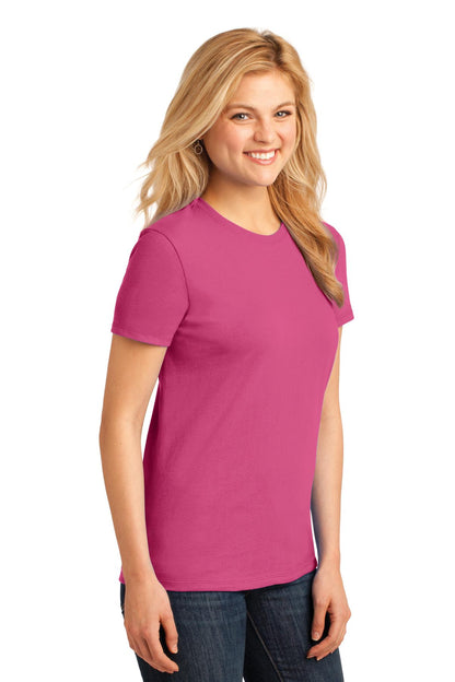 Sangria Port & Company Women's Core Cotton Tee. LPC54