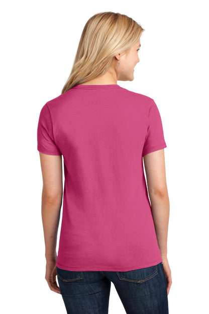 Sangria Port & Company Women's Core Cotton Tee. LPC54