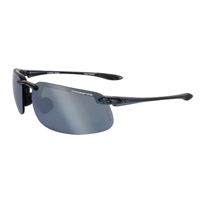 ES4 Premium Safety Eyewear - Crystal Brown Frame - HD Brown Flash Mirror Lens
