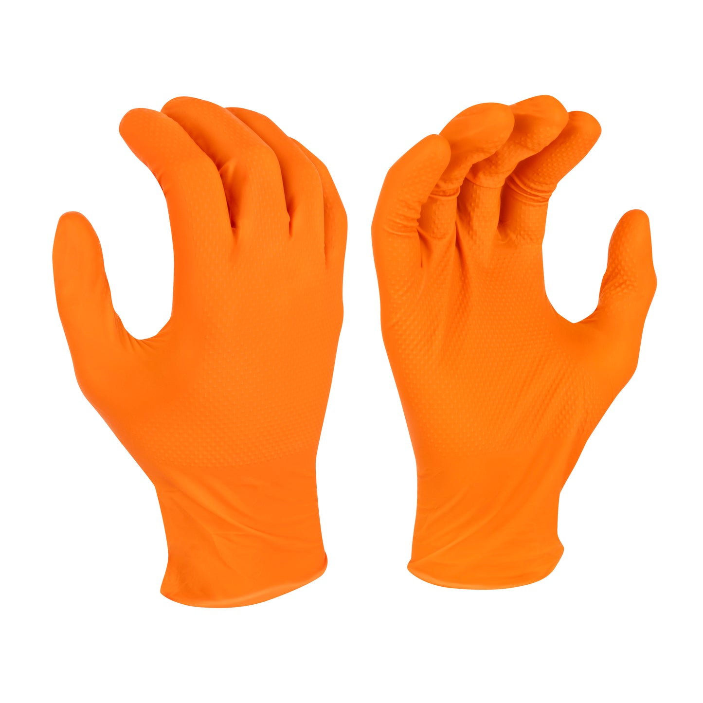 RWG9608 8 Mil Nitrile Diamond Grip Disposable Industrial Grade Glove - Size XXL