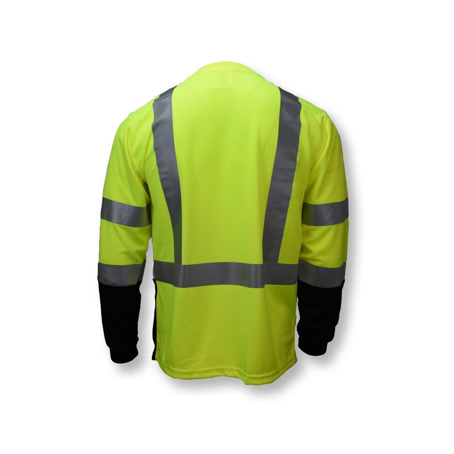 ST21B Type R Class 3 Long Sleeve Black Bottom T-Shirt - Green/Black - Size 2X