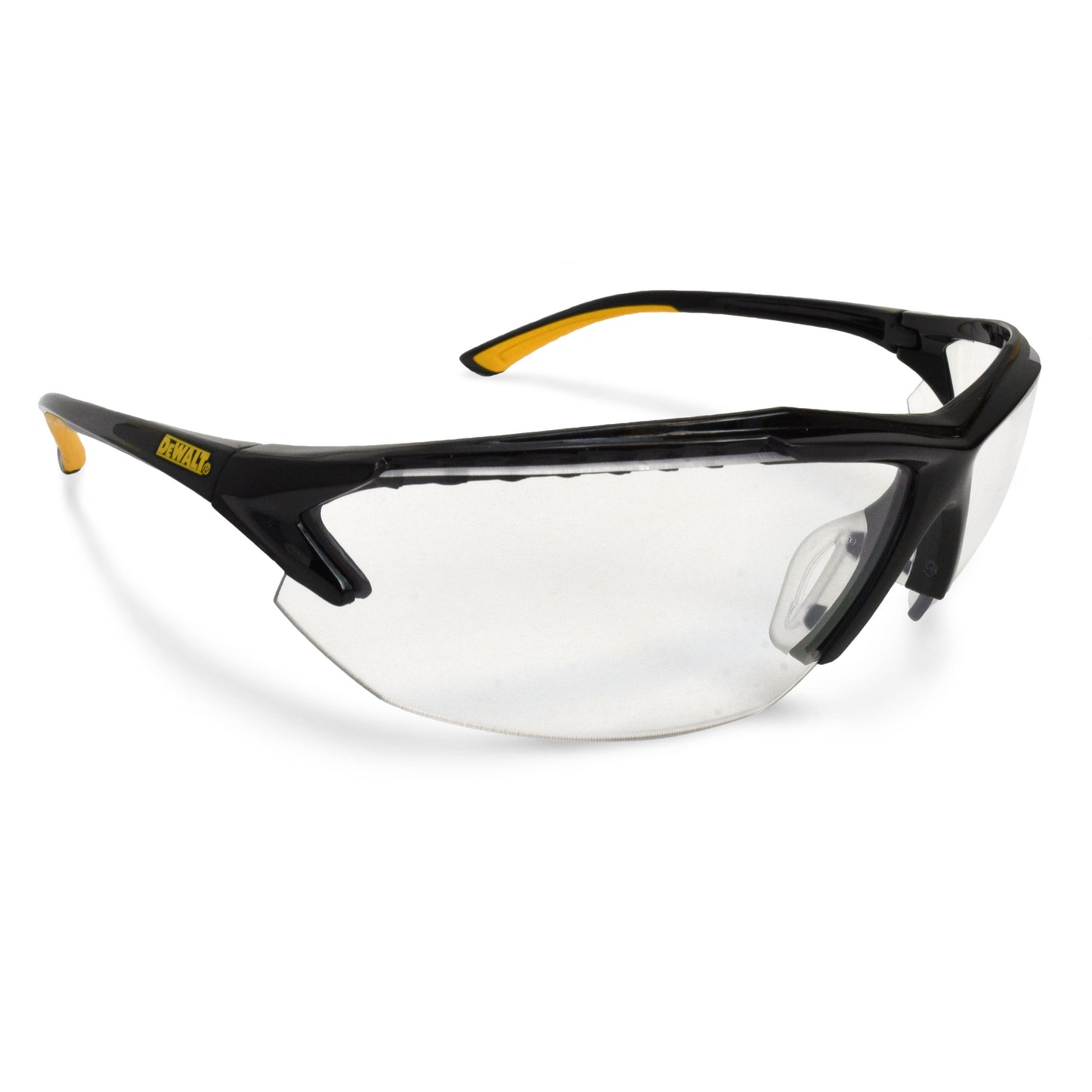 DPG106 Spector™ In-Viz Bifocal Protective Eyewear - Black / Yellow Frame - Clear Lens - 2.5 Diopter