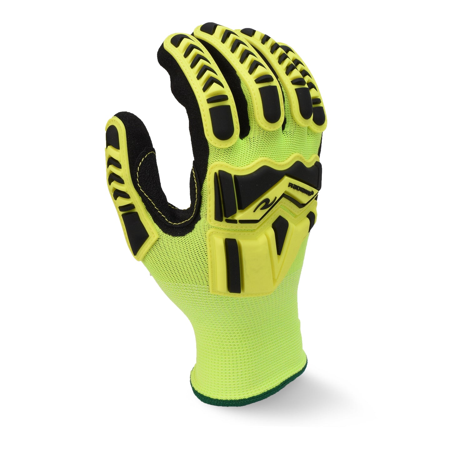 RWG23 High Visibility Work Glove with TPR and Padded Palm - Size L
