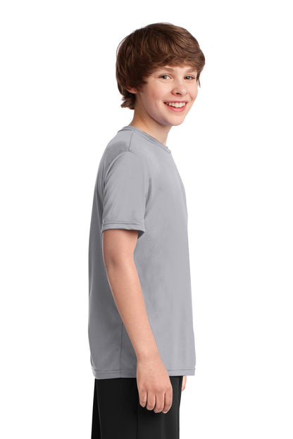 Silver Port & Company Youth Performance Tee. PC380Y