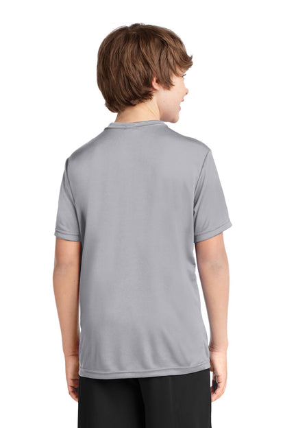 Silver Port & Company Youth Performance Tee. PC380Y