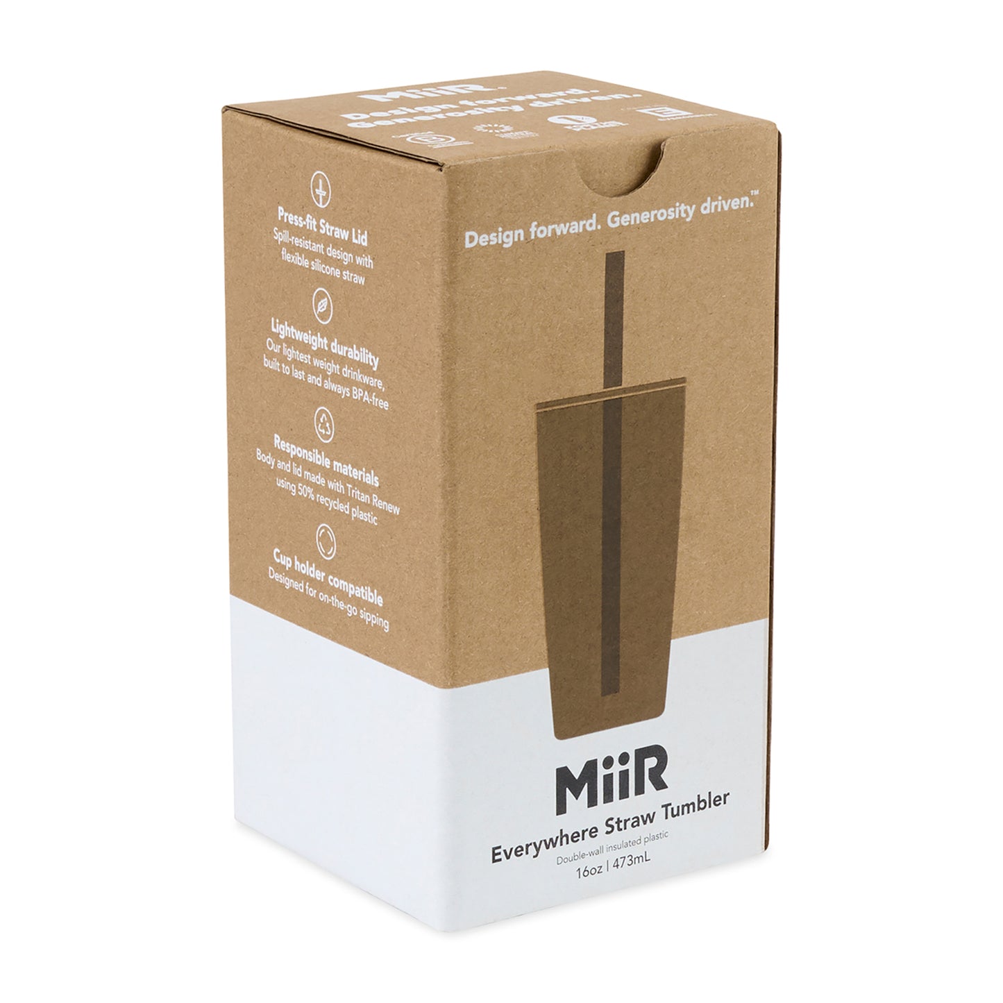 MiiR® Everywhere Straw Tumbler - 16 Oz.