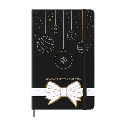 Black Moleskine® Hard Cover Holiday Notebook Gift Set