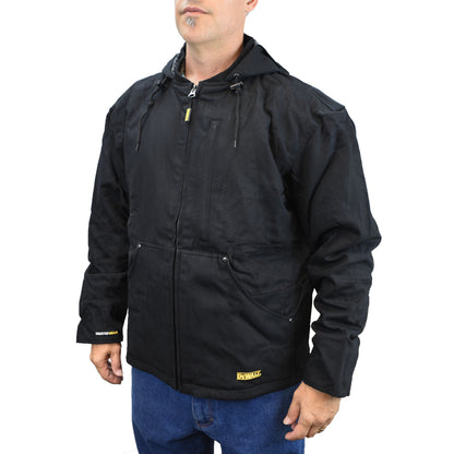DCHJ076ABB Men's Heated Heavy Duty Work Coat without Battery - Black - Size 2X