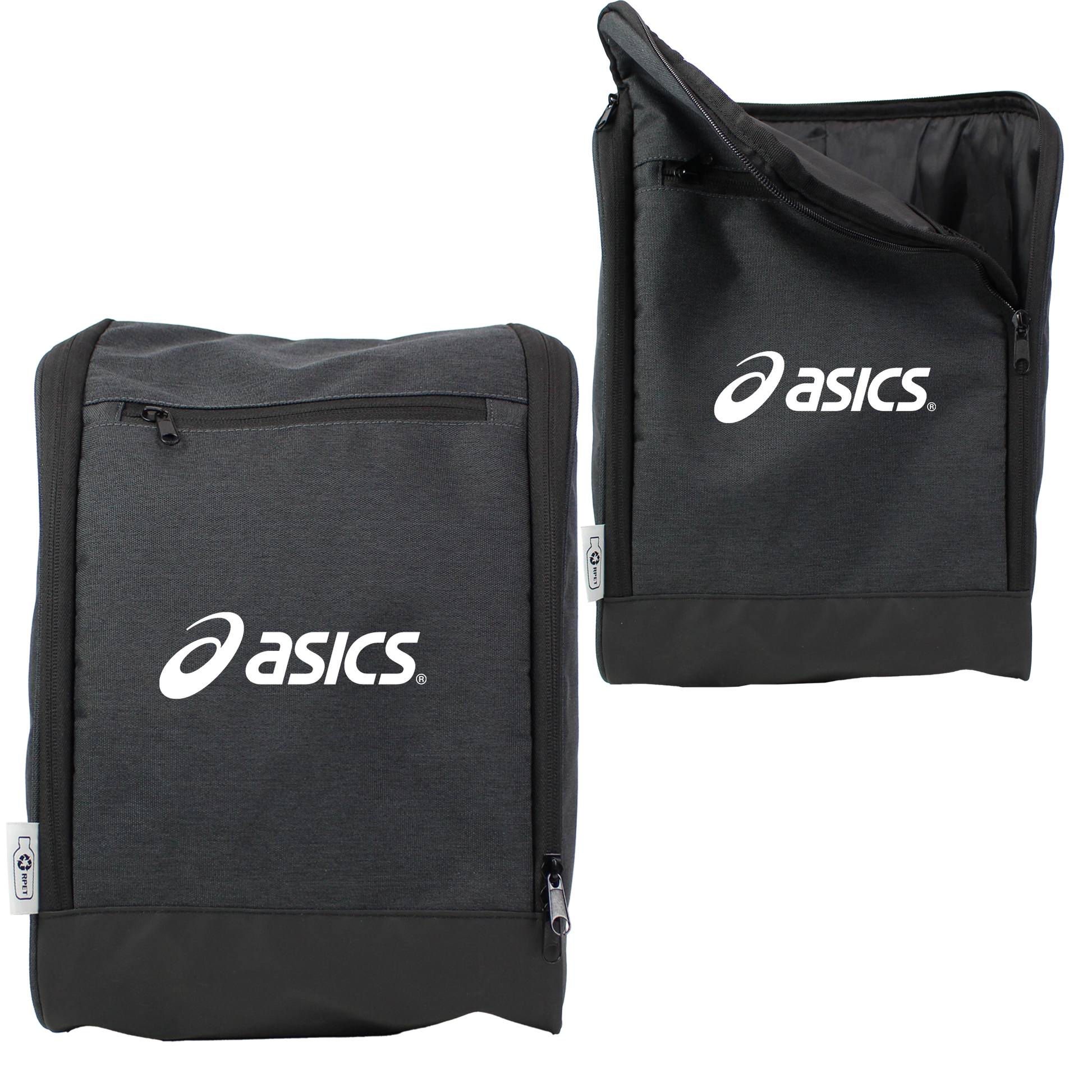 Dark Grey Sleek Recycled RPET Shoe Bag