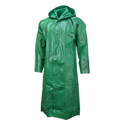 96AC Chem Shield Coat with Hood - Green - Size 4X