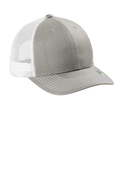SmkGry/Wht Port Authority Eco Snapback Trucker Cap C112ECO