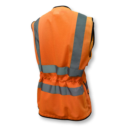 SV59W Ladies Heavy Duty Surveyor Safety Vest - Green - Size 2X
