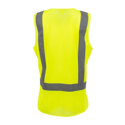 SV2ZW Women's Economy 2 Pocket Vest - Hi-Vis Green - Size 2X