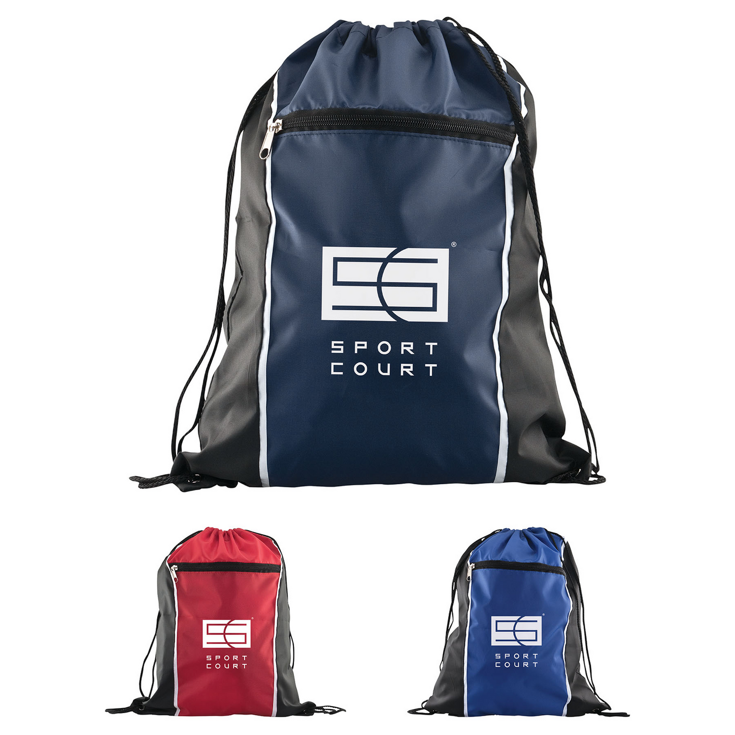 Navy Spirit Drawstring Backpack