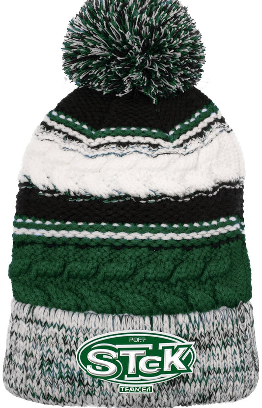 Sport-Tek Pom Pom Team Beanie. STC21