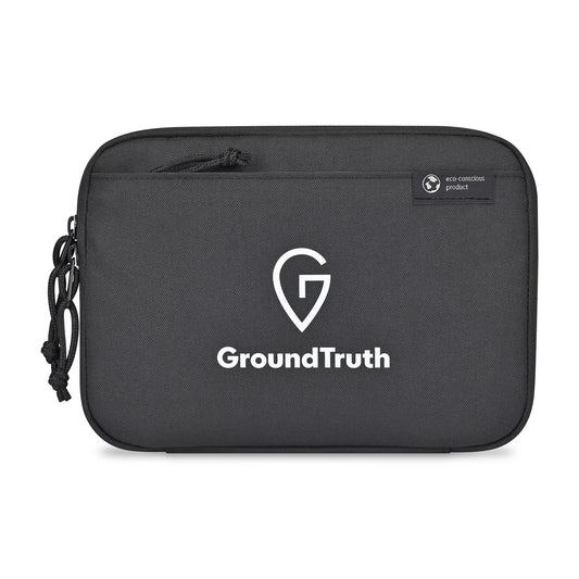 Black Renew AWARE™ rPET Slim Tech Organizer