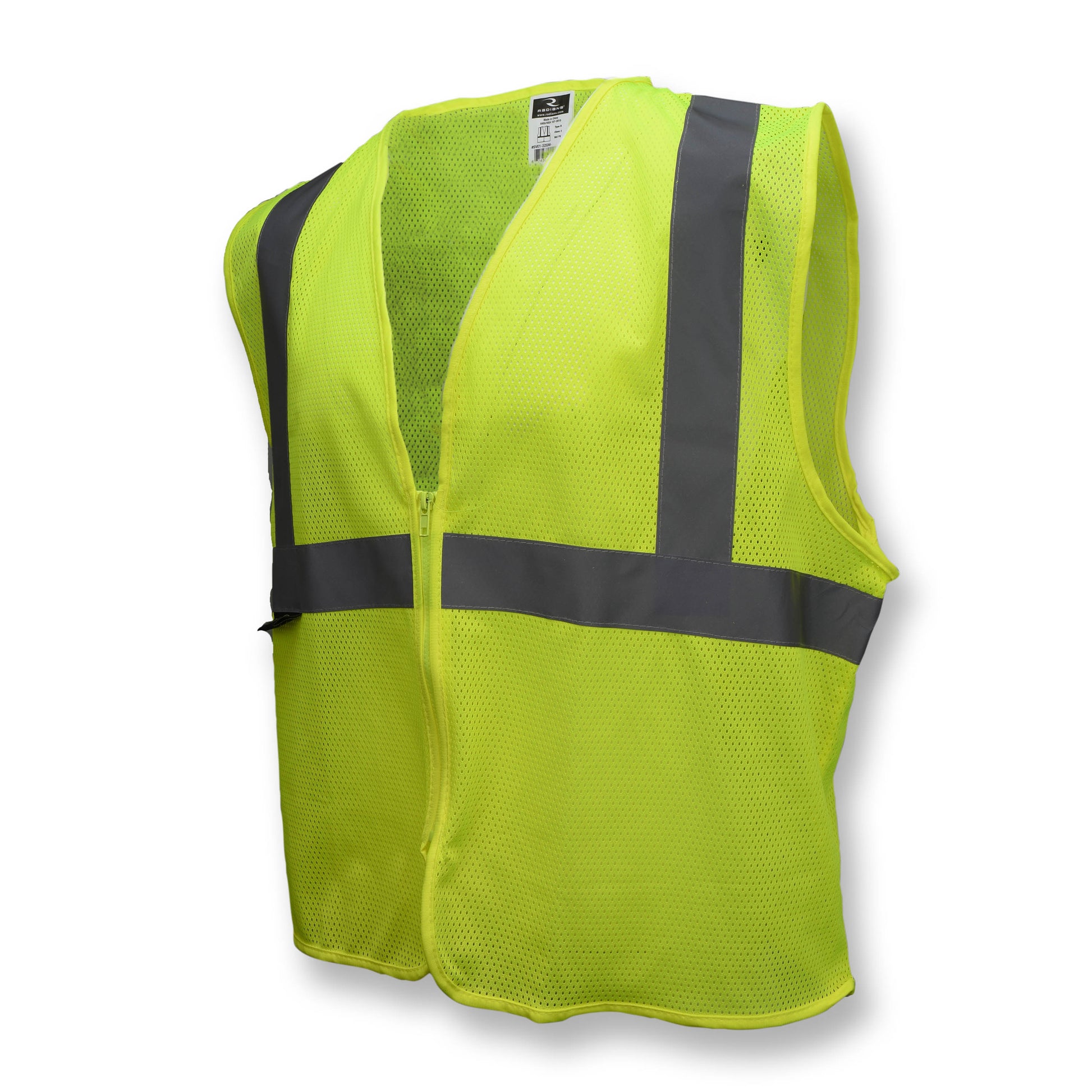 SVE1 Economy Type R Class 2 Mesh Safety Vest - Green - Size S-M