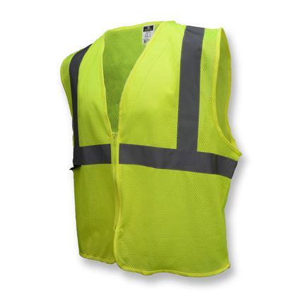 SVE1 Economy Type R Class 2 Mesh Safety Vest - Green - Size S-M