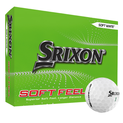 White Srixon Soft Feel Golf Balls