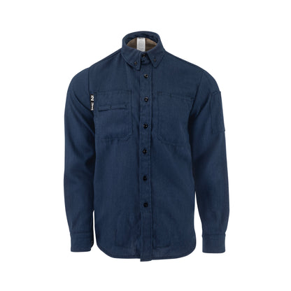 VTS5VSH Tecasafe® One 5.7 oz Vented FR Shirt - Denim - Size 2X