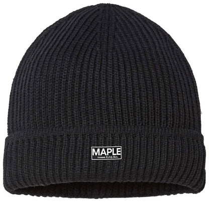 Sustainable Finish Edge Cuffed Beanie - MAPLE