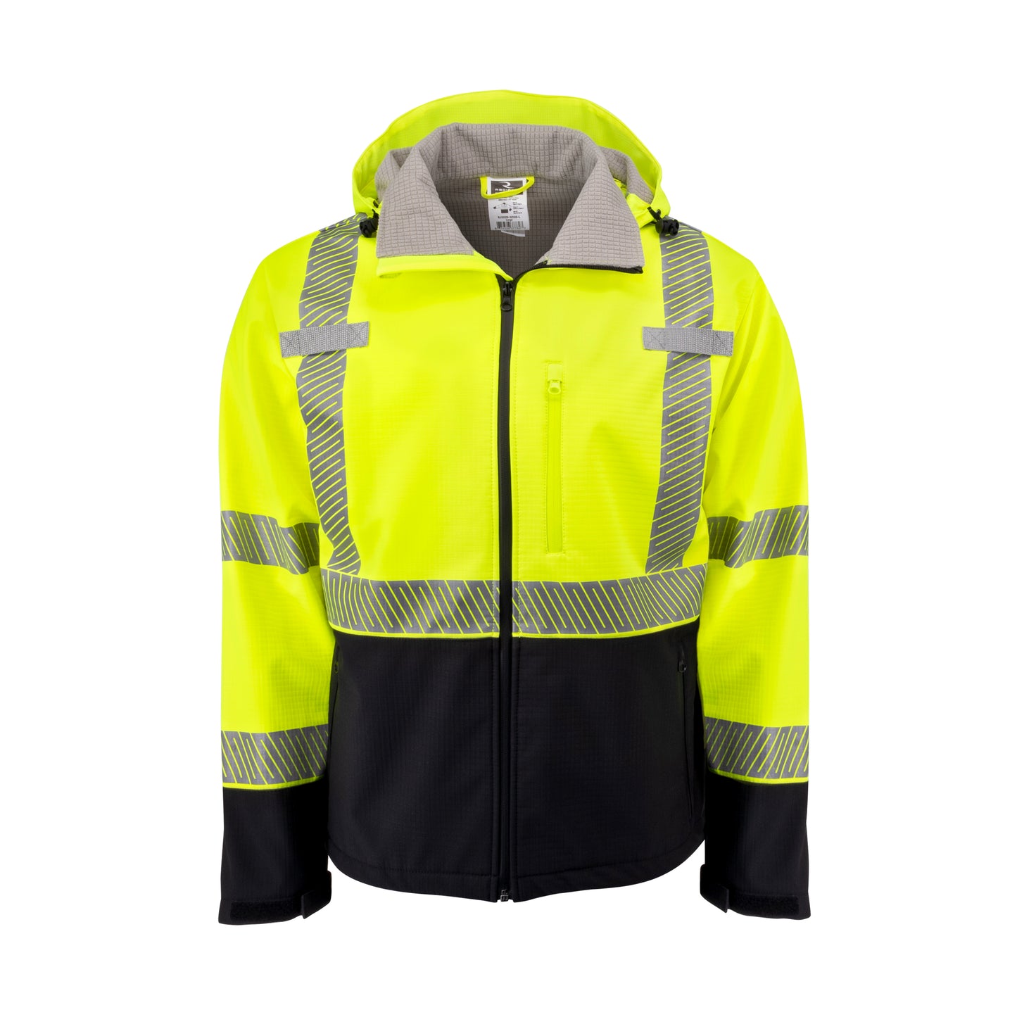 SJ322B Type R Class 3 Softshell Ripstop Jacket - Hi-Vis Green - Size 2X