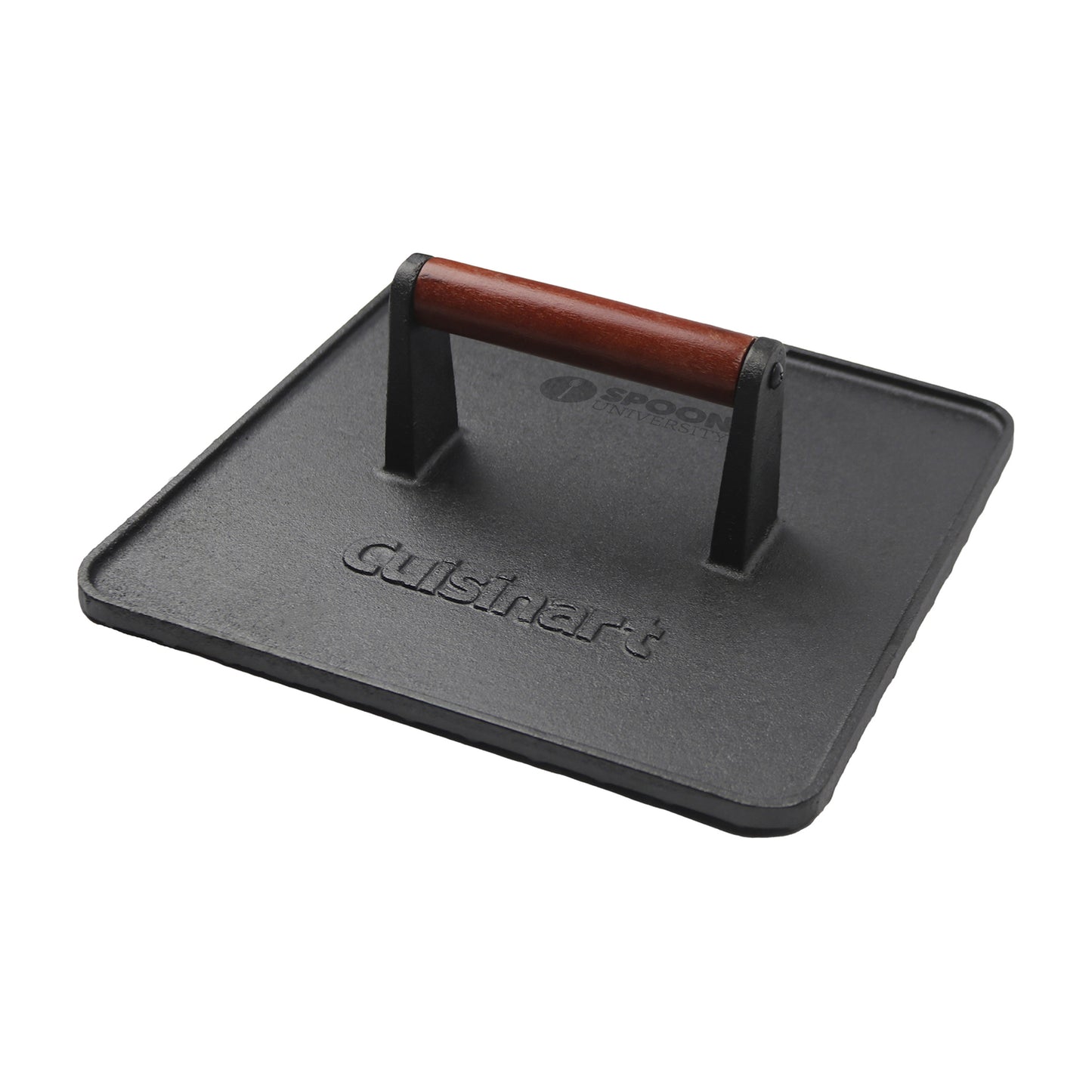 Black Cuisinart Outdoors™ XL Cast Iron Griddle Press