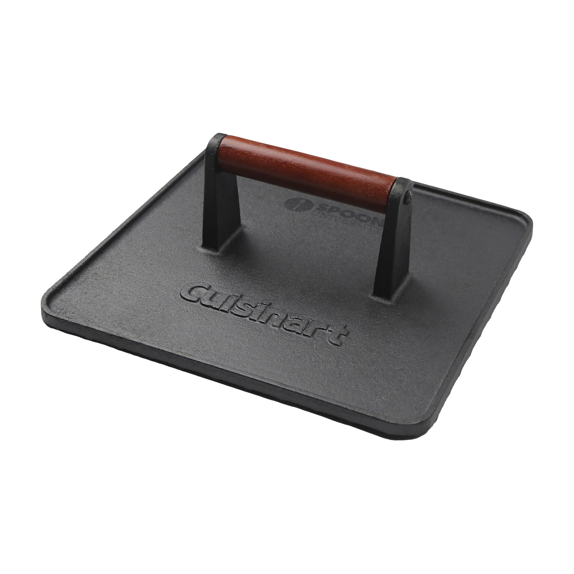 Black Cuisinart Outdoors™ XL Cast Iron Griddle Press