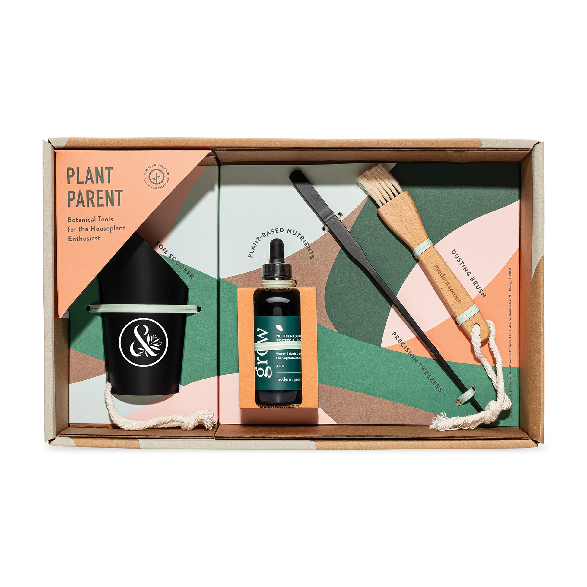 Black Modern Sprout® Plant Parent Care Kit