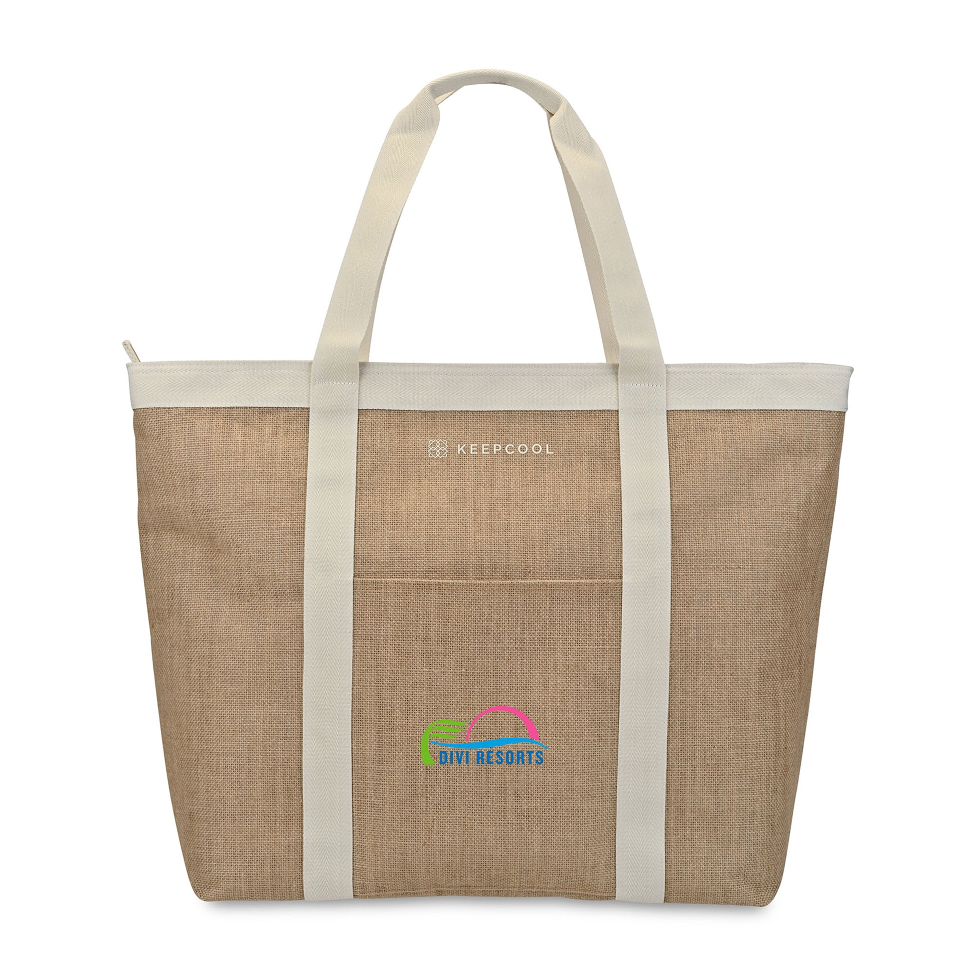 Natural KEEPCOOL® Nairobi Jute Shopper Cooler