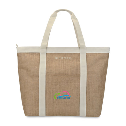 Natural KEEPCOOL® Nairobi Jute Shopper Cooler