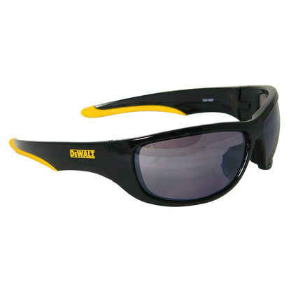 DPG94 Dominator™ Protective Eyewear - Black/Yellow Frame - Silver Mirror Lens