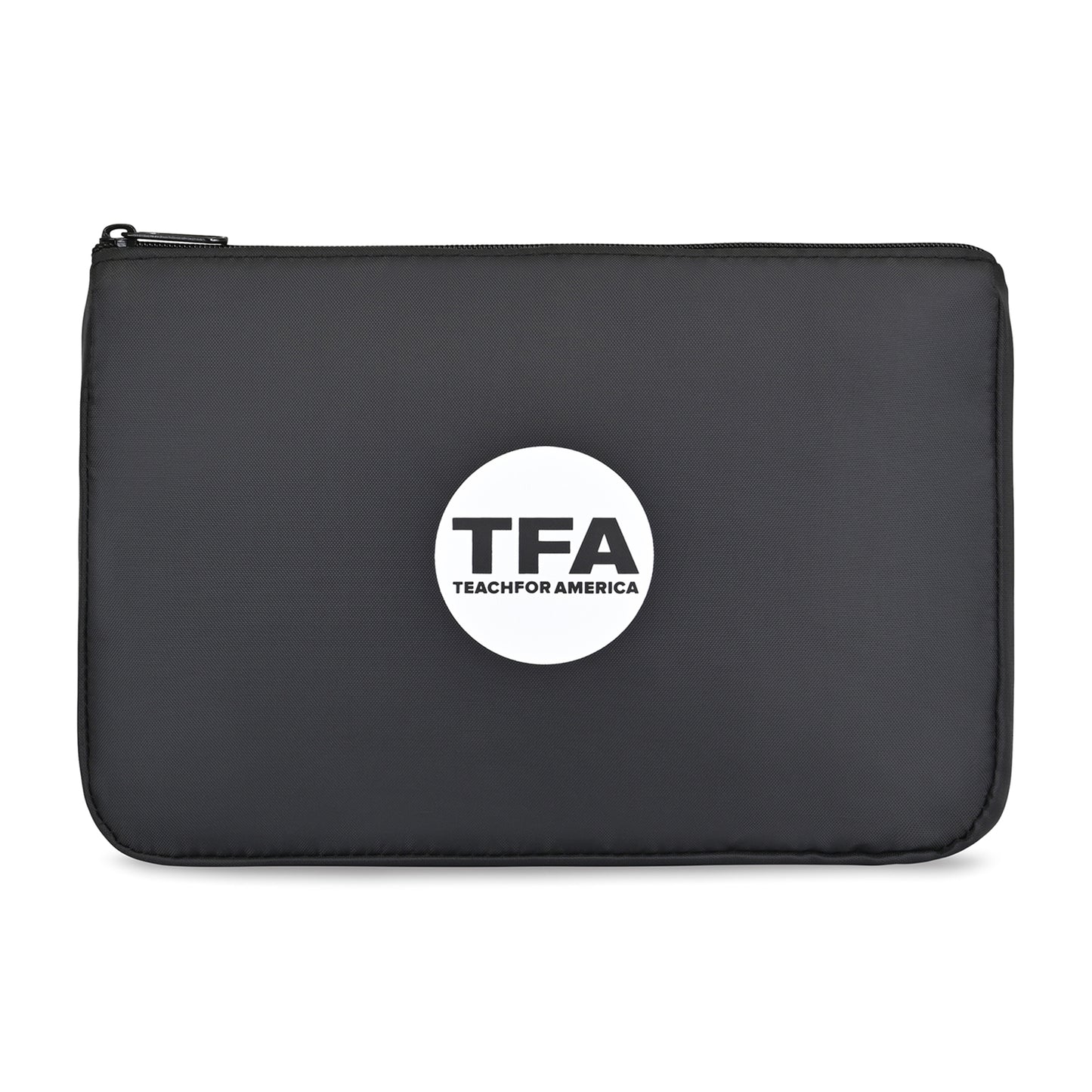 Black Arlo rPET Zippered Pouch