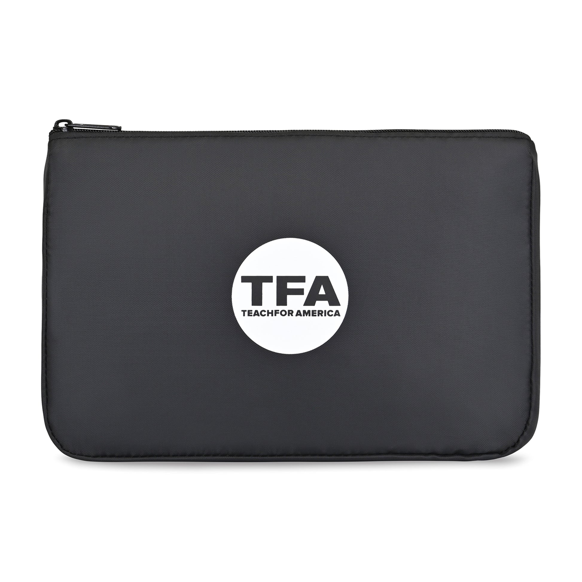 Black Arlo rPET Zippered Pouch