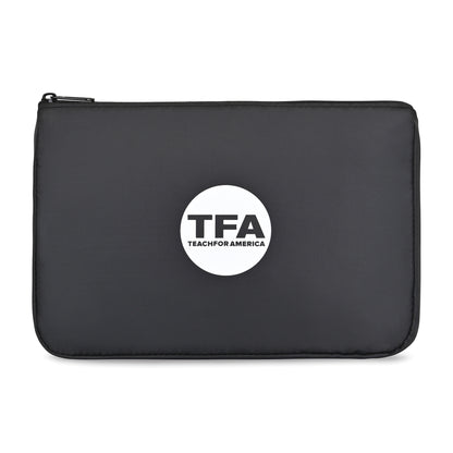 Black Arlo rPET Zippered Pouch