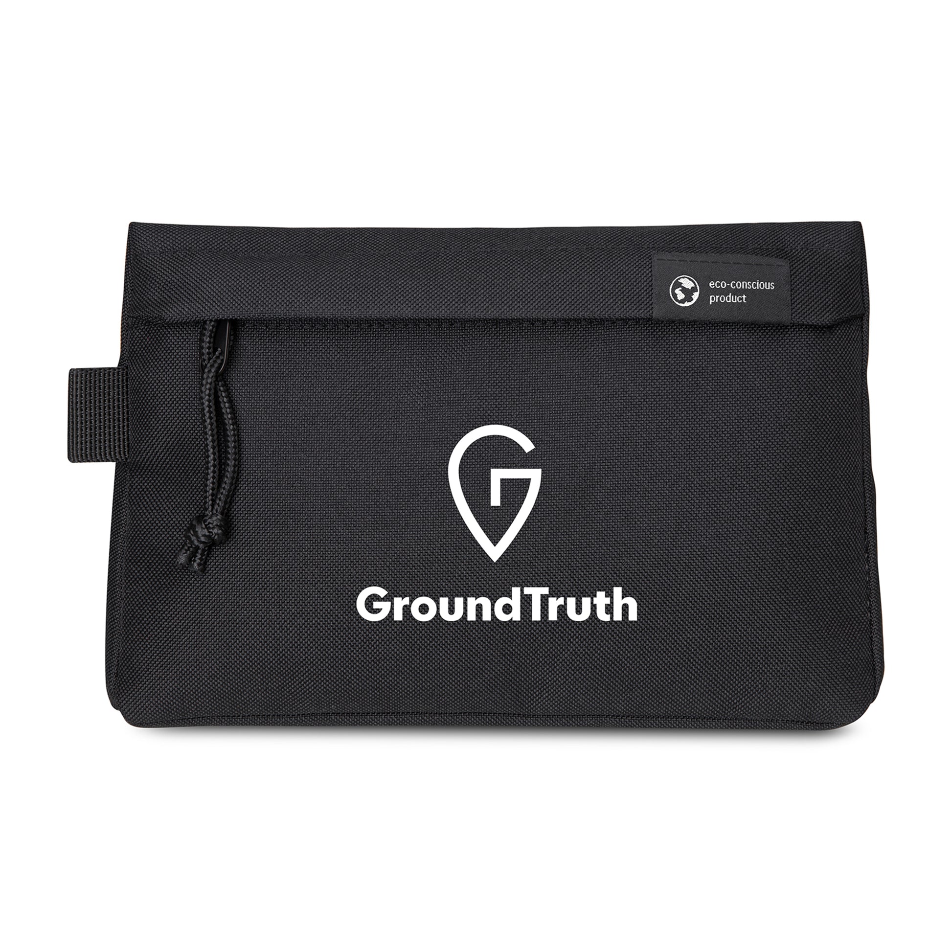Black Renew AWARE™ rPET Zippered Pouch