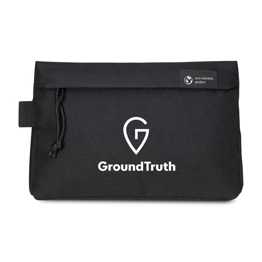 Black Renew AWARE™ rPET Zippered Pouch