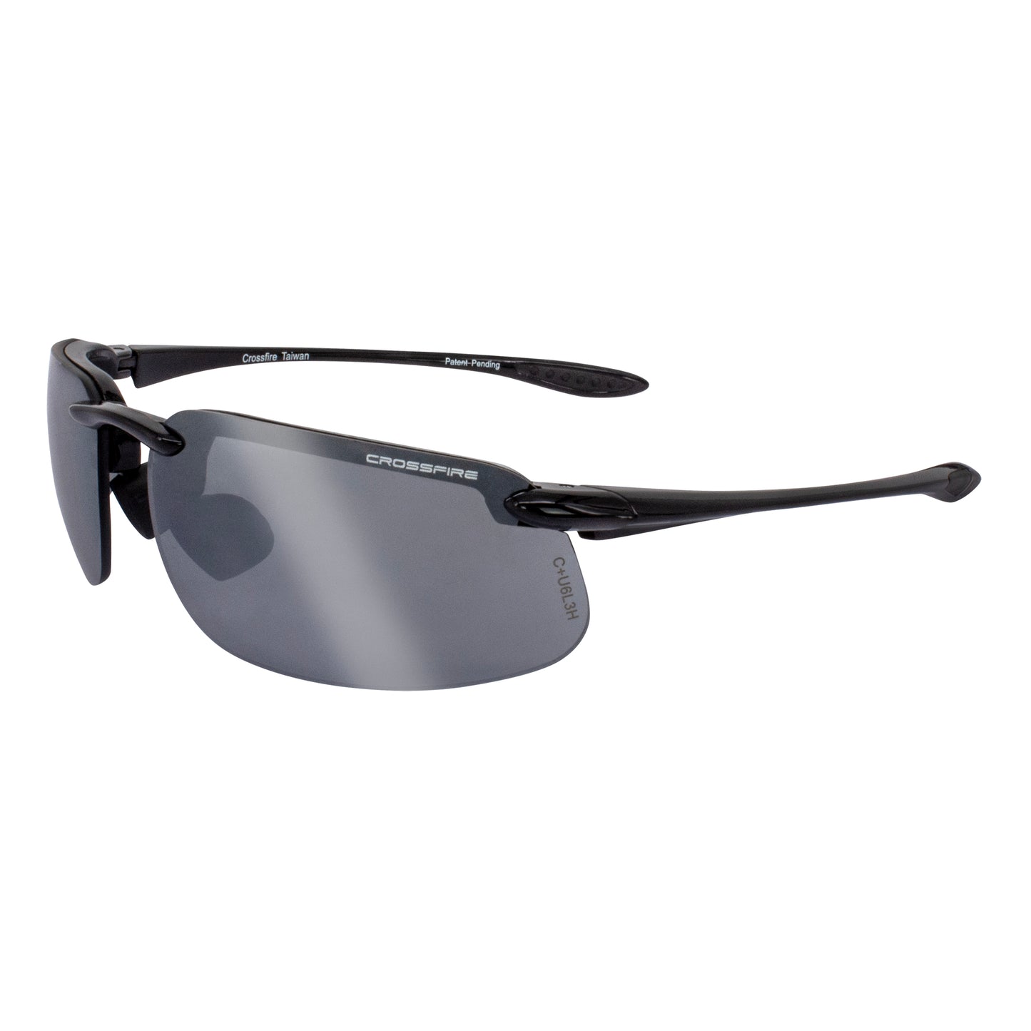 ES4 Premium Safety Eyewear - Crystal Brown Frame - HD Brown Flash Mirror Lens