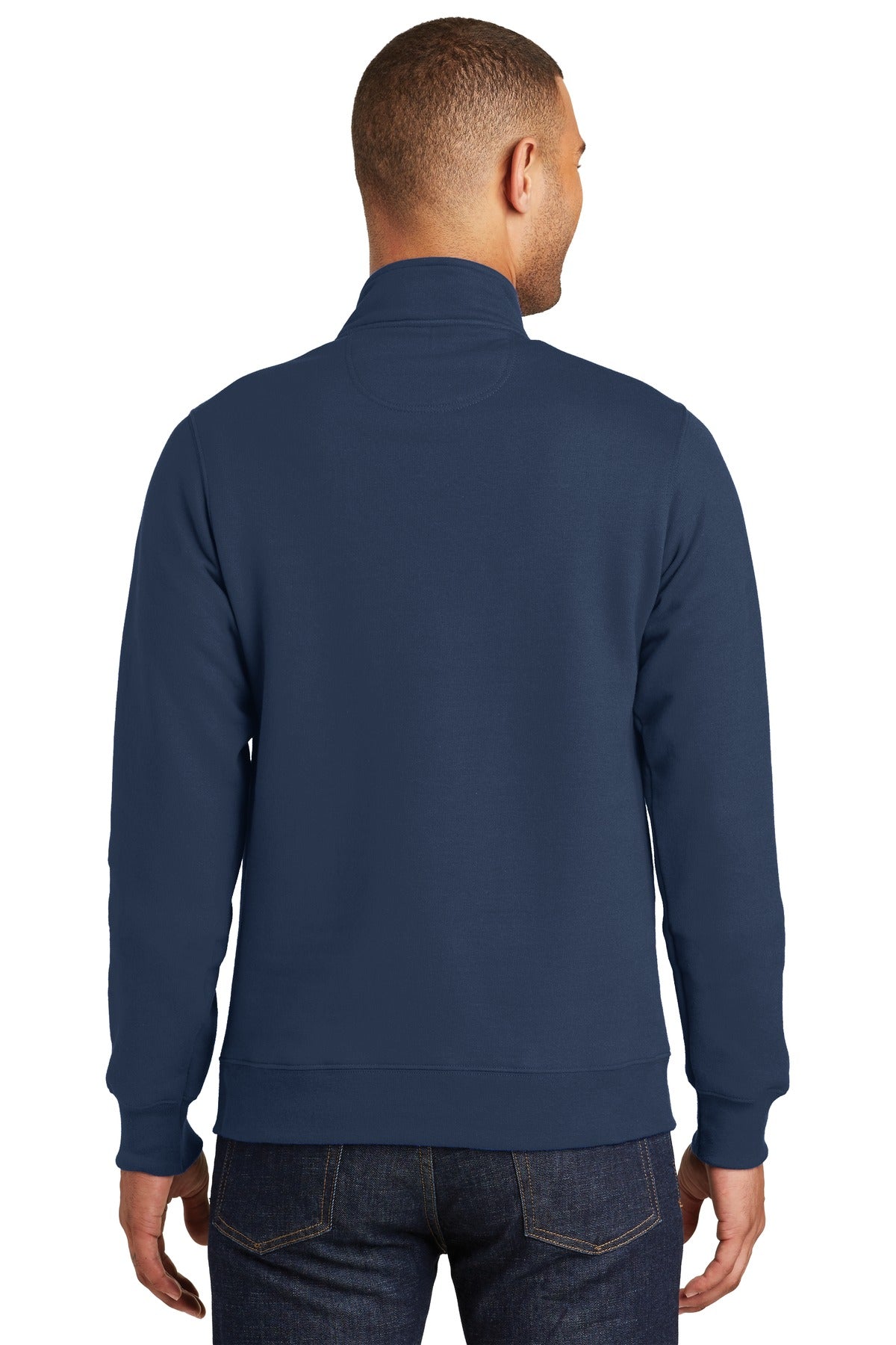 Team Navy Port & Company Fan Favorite Fleece 1/4-Zip Pullover Sweatshirt. PC850Q