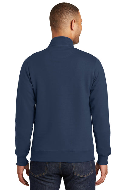 Team Navy Port & Company Fan Favorite Fleece 1/4-Zip Pullover Sweatshirt. PC850Q