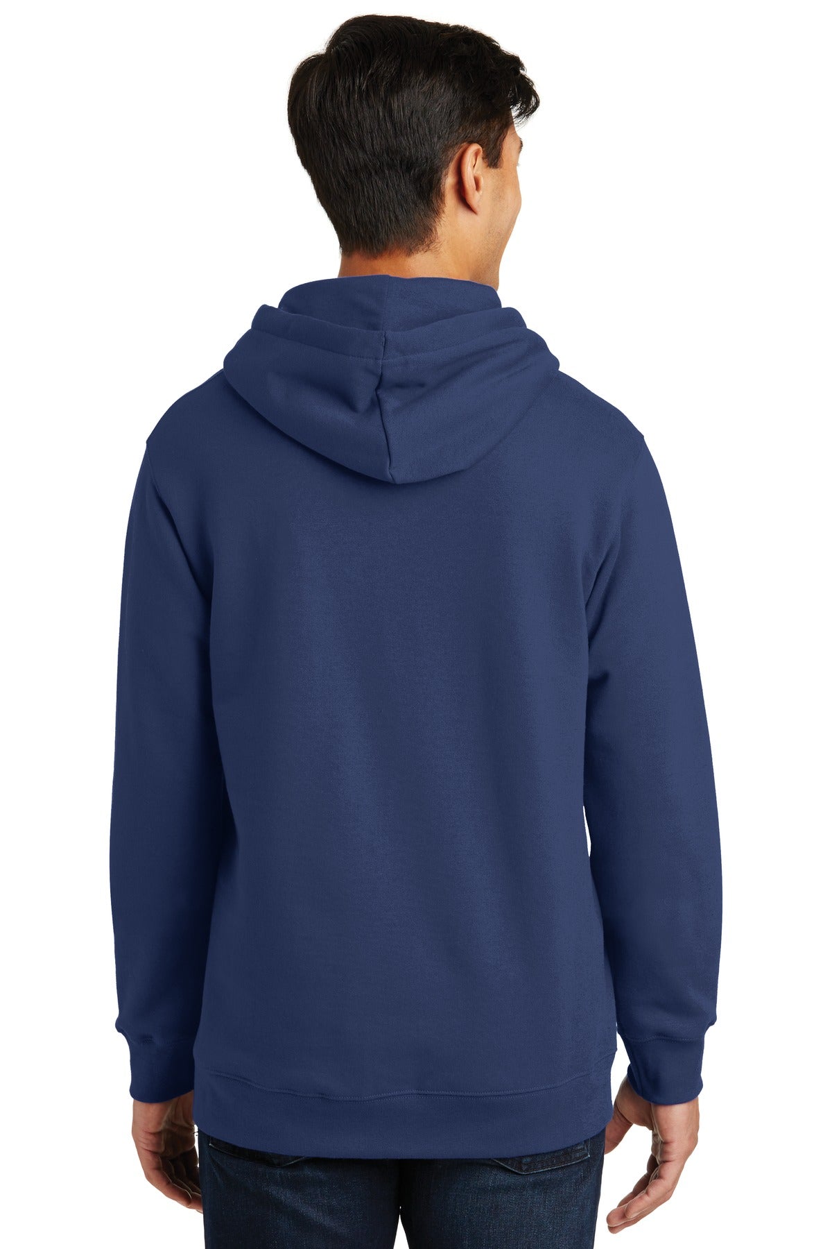 Team Navy Port & Company Fan Favorite Fleece Pullover Hooded Sweatshirt. PC850H